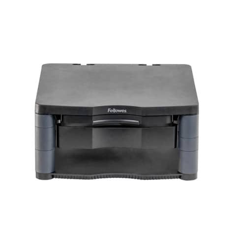 Supporto FELLOWES Premium Plus per monitor plastica riciclata grafite 34,3x33,3x6,4-16,5 cm - 9169501